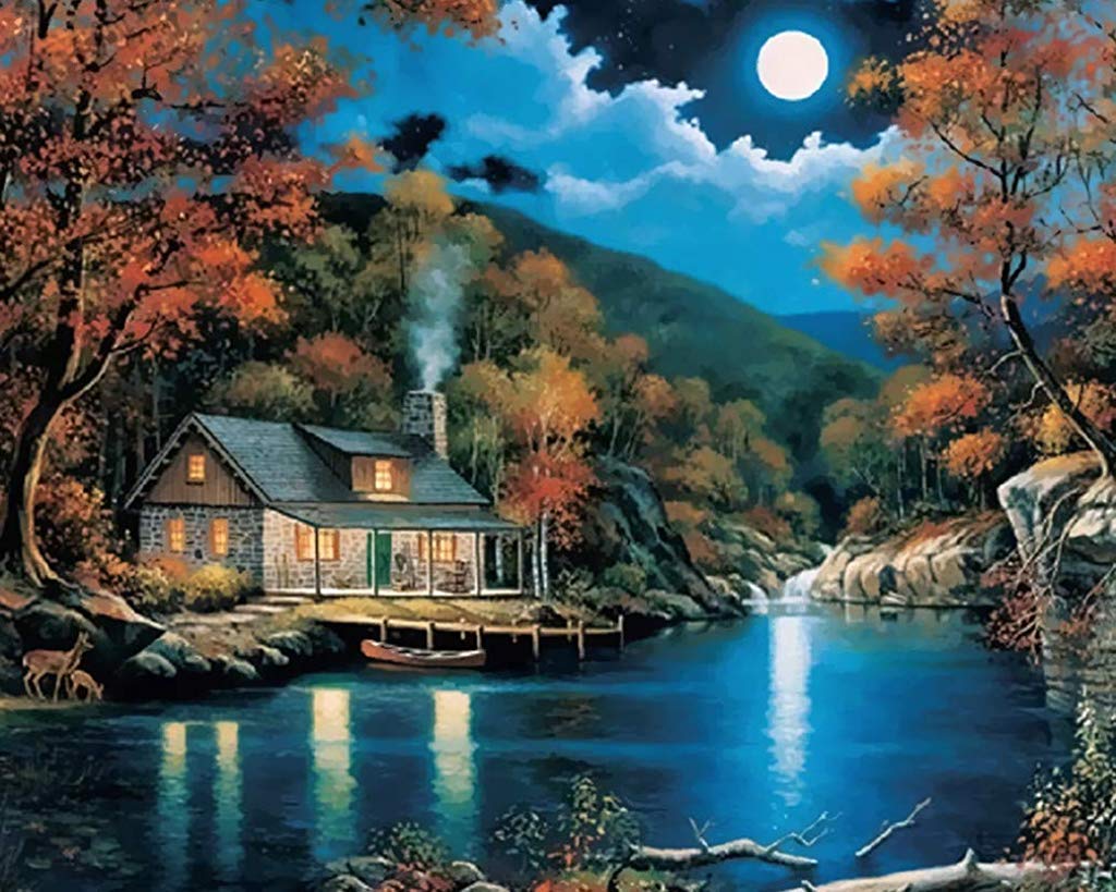 HASTHIP Plastic Nature Wall Painting, Medium(Color 4) HASTHIP Plastic Nature Wall Painting, Medium(Color 4)